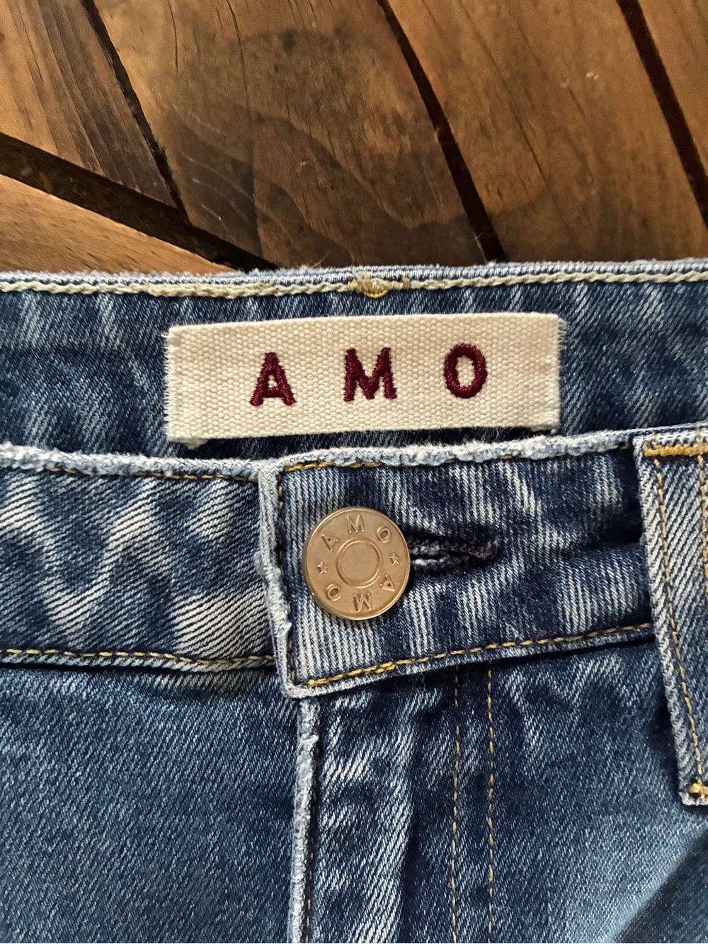 AMO High Rise Stix Crop - Picture 8 of 11